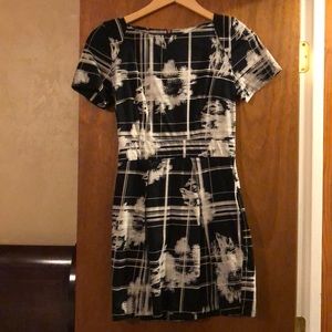 French Connection black and white dress